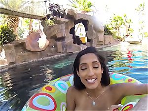 bikini hotty Chloe Amour banged after a dip in the pool