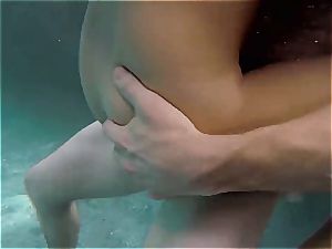 Ashley Adams pulverized in the pool